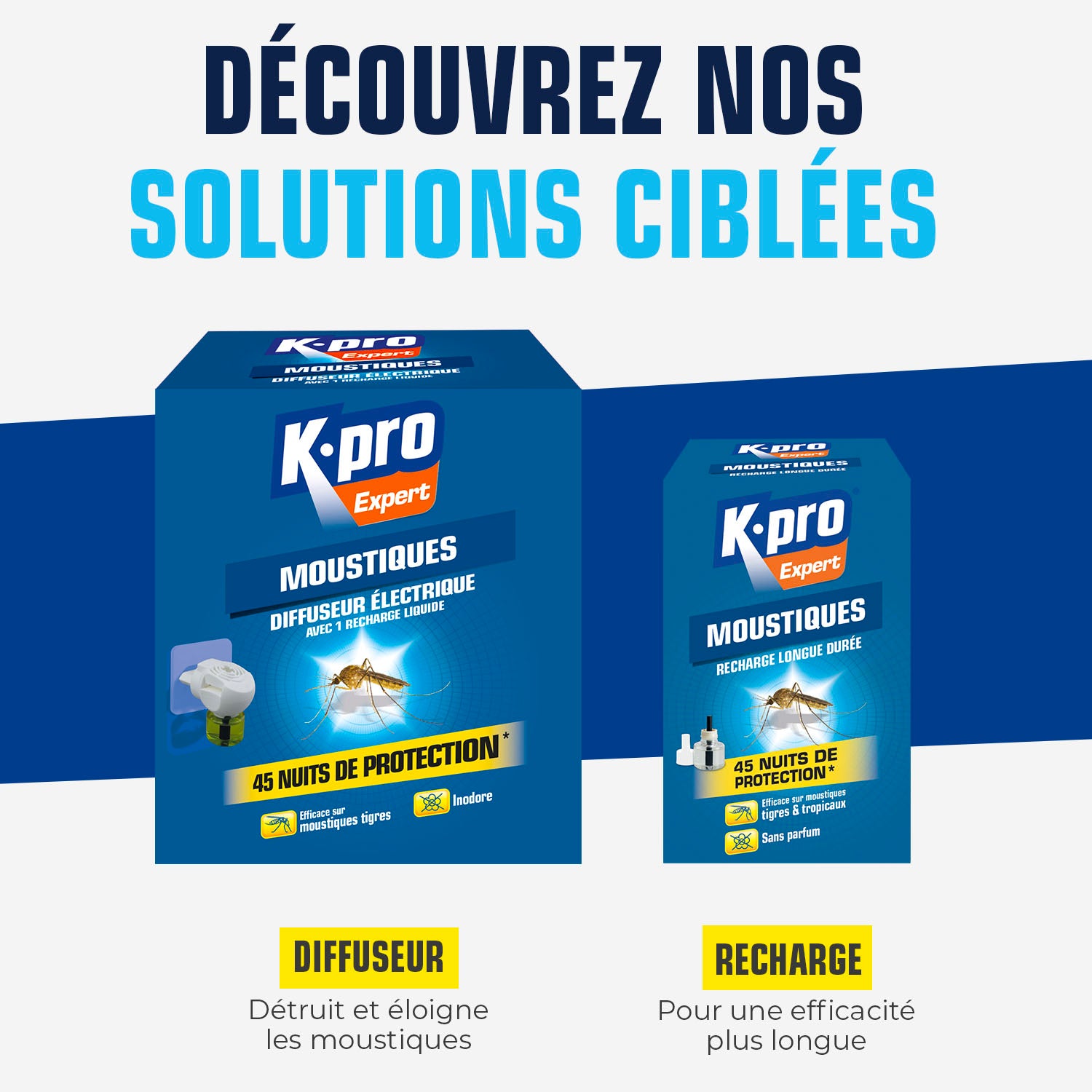 K.PRO - Recharge pour diffuseur électrique anti-moustiques
 X1