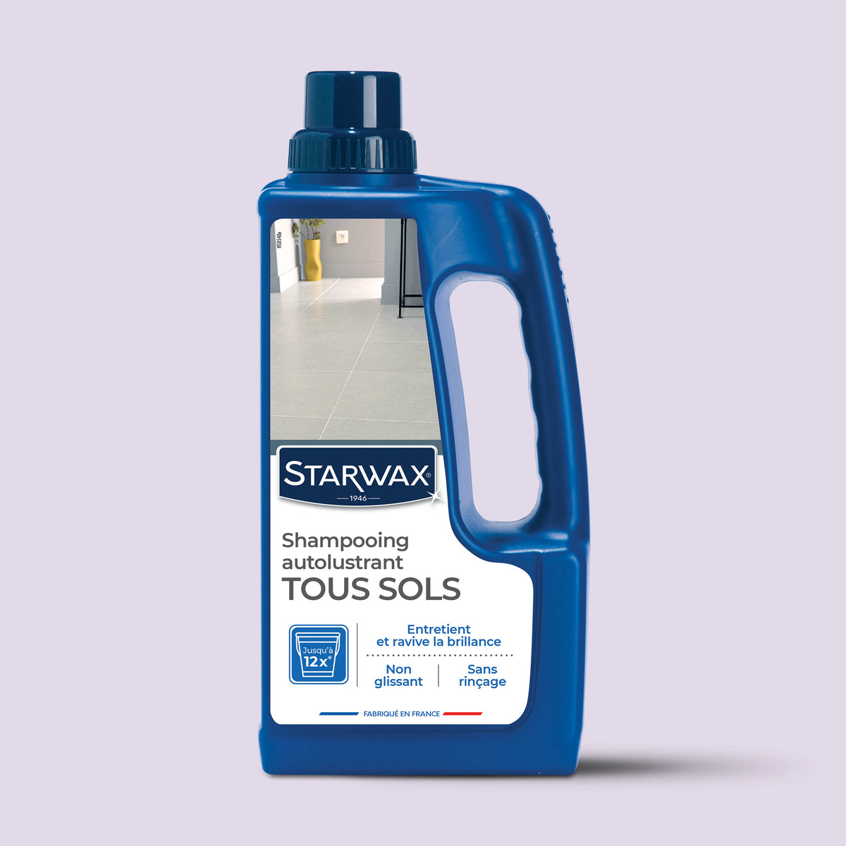 STARWAX - Shampooing autolustrant pour sols intérieurs 1L