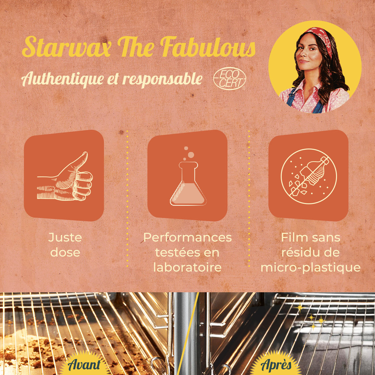 STARWAX FABULOUS - Cristaux de soude en doses prêtes à l'emploi 20 doses