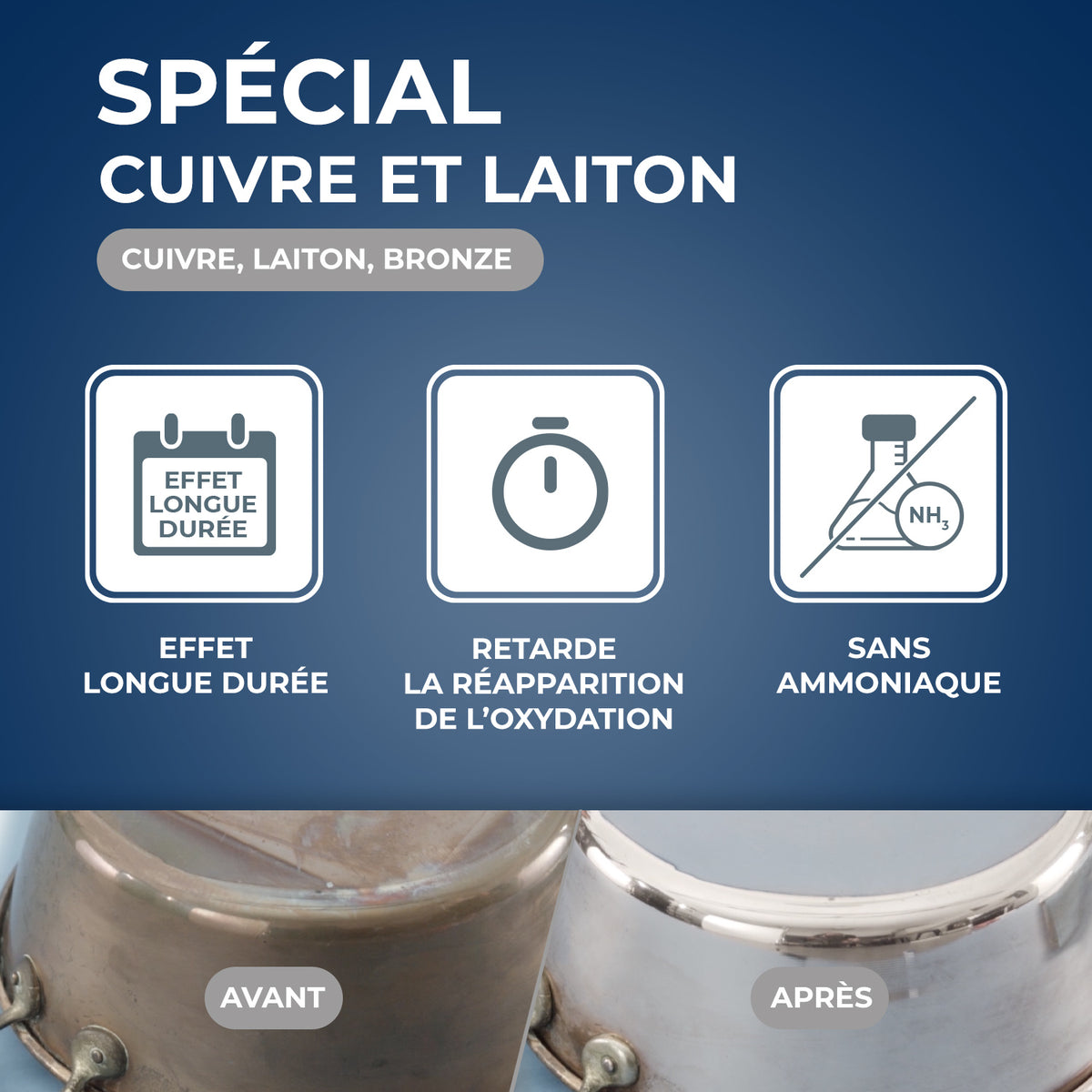 STARWAX - Nettoyant cuivre laiton & bronze 250ml